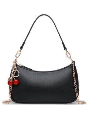 PU Leather Shoulder Bag Cute Hobo Crossbody Purse Retro Clutch Underarm Handbag